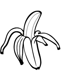 Desenhos De Banana 1 Para Colorir E Imprimir Colorironline Com