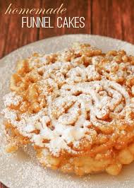 Funnel Cake Recipe Desserts Homemade Funnel Cake Food Cake Recipes