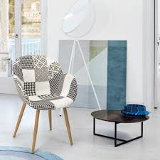 Interior kitchen designs coming from northern countries really reflect how a scandinavian mind never forget the nordic kitchen must be practical and plays the main role of the house rooms. Nordic Design Patchwork Armchair For Living Room Kitchen Office Finch