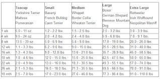 21 Competent Breed Weight Chart