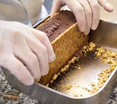 Make Sure All Ingredients Are At Room Temperature Mix Butter Cream Salt And Vanilla Then Alternate Dry Siev In 2020 Travel Cake How To Roast Hazelnuts Praline Cake