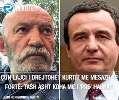 Çun Lajçi i drejtohet Kurtit me mesazh të fortë: Tash asht koha me i 'pre'  hajnat! Lexo:  https://realiteti.net/2026/01/16/cun-lajci-i-drejtohet-kurtit-me-mesazh-te-forte-tash-asht-koha-me-i-pre-hajnat/
