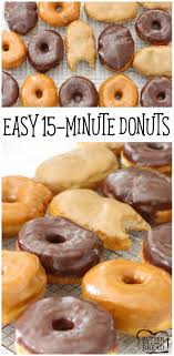 Easy 15 Minute Donuts 3 Recipes Easy Donut Recipe Homemade Donuts Recipe Donut Recipes