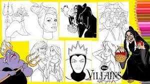 110k.) this disney villains coloring pages maleficent of from sleeping beauty for individual and noncommercial use only, the copyright belongs to their respective creatures or owners. Disney Villains Ursula Lady Tremaine Mother Gothel Evil Queen Vanessa Coloring Pages Para Colorear Youtube