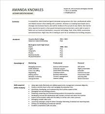 Account Executive Resume Free , Executive Resume Template and What ...