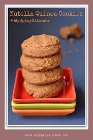 Eggless Quinoa Nutella Cookies Myspicykitchen Recipe Nutella Cookies Nutella Recipes Easy Easy No Bake Desserts