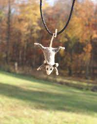 Tiny Possum Necklace Needle Felted Possum Opossum Super Cute Animals