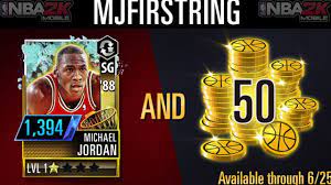 These 2k locker codes are updated on a regular basis to make sure you get all the working locker nba 2k20 locker code is a special code that is provided … Nba 2k Mobile Redeem Code For Michael Jordan And Coins Youtube