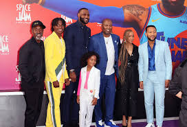 The entire video is framed in a mock documentary that hilariously builds up the plot to the new movie. Lebron James Brought His Family To Space Jam 2 Premiere Popsugar Celebrity