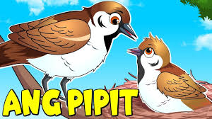 Isang malamig na hangin ang yumakap sa akin parang isang pahiwatig na magpapaalam ka na. Ang Pipit The Pipit Popular Filipino Rhyme Awiting Pambata Tagalog Folk Song My Sparrow Youtube