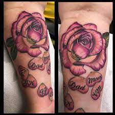 Find the perfect rose petals falling stock photos and editorial news pictures from getty images. Pretty Rose Tattoo With Falling Petals That Represent This Clients Relatives Who Have Passed On By Meghan Patri Rose Tattoos Rose Tattoo With Name Rose Tattoo
