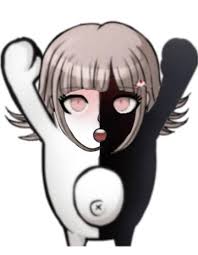 Here is how i drew the monokuma. Daily Danganronpa Character S Face Edited Onto Monokuma 4 Chiaki Nanami Danganronpa