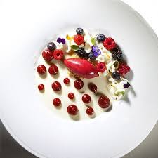 Sheep S Yogurt Panna Cotta Lime Whip Cremeux Berriwa Sorbet Raspberry Fluid Gel Berries For My New Book Bachour Simply Beautiful Theartofplating Chefstal Dessert Presentation Impressive Dessert Recipe Panna Cotta