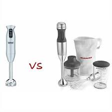 cuisinart vs kitchenaid hand blender