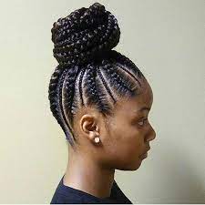 15 Fabulous Braid Hairstyles From Wild To Amazing Pouted Com Natural Hair Styles Cornrow Ponytail Braided Bun Hairstyles