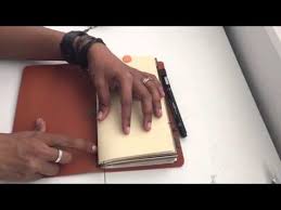 Has anyone seen the beautiful traveler's notebook in camel? Review Ray Blakes Camel Edition Travelers Notebook Youtube