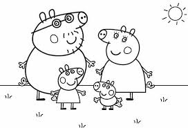 Coloring Rocks Peppa Pig Coloring Pages Family Coloring Pages Peppa Pig Colouring
