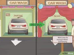 Now that the car is wet and the majority of the dirt and debris is removed, the bulk of the car washing can begin. How To Open A Car Wash Business 14 Steps With Pictures