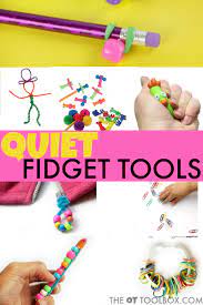 Quiet Fidget Toys For School The Ot Toolbox Diy Fidget Toys Fidget Tools Sensory Crafts