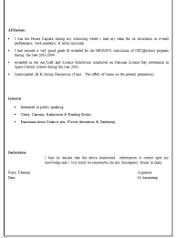 A declaration in a resume to put it simply is just you providing a statement of assurance that whatever information you provided in the document is correct. Professional Resume Format For Fresher Engineer Popular Resume
