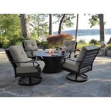 Verena 5 Piece Fire Chat Set Outdoor Patio Furniture Sets Outdoor Furniture Sets Stylish Patio Furniture