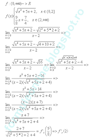 1) funcţia putere f : Formule Online Probleme Si Exercitii Rezolvate Functii Derivabile Exercitiu Rezolvat 5