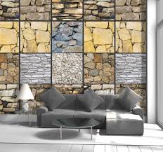 Deko stein tapete wohnzimmer ecke wohnzimmer traumhaus. Tapete Steinoptik Puzzelteile Tenstickers