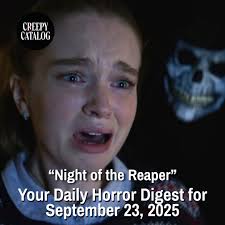 Night of the Reaper' is the focus of the quick review in today's daily  digest! Check the link in the comments to read about this newly-released  movie