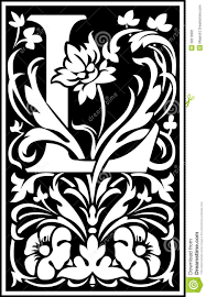 Flowers Decorative Letter L Balck And White Download From Over 54 Million High Quality Stock Photos Images V Decorative Letters Letter L Lettering Alphabet
