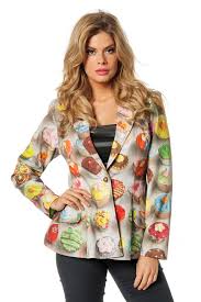 Wir zeigen eine anleitung für einen tüllrock und geben tipps für passende schminke, maske, kopfschmuck und co. Wil Damen Sakko Cupcake Muffin Jacke Karneval Fasching Ebay