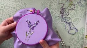 Shop the purple outfits, purple accessories with discounts. How To Hand Embroider Lavender Flowers Easily Youtube