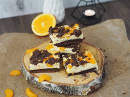 Einen leckeren mandarinen schmand kuchen. Mandarinen Quark Schnitten Mit Schoko Boden Loui Bakery