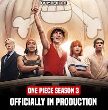 ONE PIECE Season 3 has officially begun filming. Season 2 is set to  premiere on March 10, 2026 in Netflix.