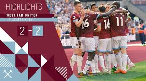 Haftasında west ham sahasında leicester city'i konuk etti. Highlights West Ham United 2 2 Leicester City Youtube