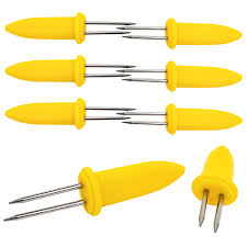 Maybe you would like to learn more about one of these? 8x Corn On The Cob Holders Corn Skewer Fork Set Grillmaster Ceres Webshop