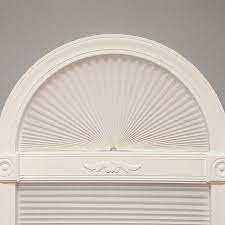 Diy arched window treatment shades for arched windows Redi Shade 72 In White Light Filtering Cordless Pleated Arch Shade In The Window Shades Department At Lowes Com