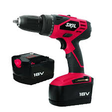 38% off 3 in 1 hammer drill 48vf cordless drill double speed power drills led lighting 1/2pcs large capacity battery 50nm 25+1 torque electric drill 225 reviews cod. Skil 18 Volt Ni Cad 1 2 In Cordless Electric Variable Speed Power Drill Driver Kt With Carrying Case 2888 03 The Home Depot