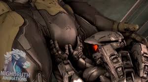 Tex Meets GIANT Master Chief - BoyFriendTV.com