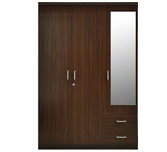 Three Doors With Glass And Two Draws Wardrobe Design Id557 Three Door Wardrobe Designs Wardrobe Designs Three Door Wardrobe Wardrobe Design Cupboard Design