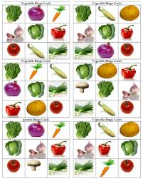 Veggiesbingocards Food Flashcards Vocabulary Food Activities