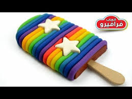 طين اصطناعي العاب عجين الصلصال تشكيل صلصال للاطفال ايس كريم بالوان ق Polymer Clay Bracelet Clay Bracelet Clay