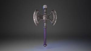 Ax Of Skeletor 3d Model 3d Model Skeletor Texture Mapping