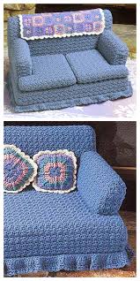 Handy with a crochet hook? Kitty Cat Couch Bed Crochet Patterns Diy Magazine