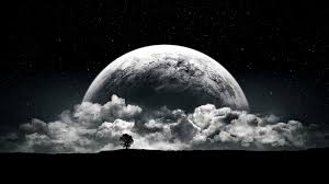 Black And White Desktop Wallpaper Moon Cosmos Melancholy Http Hdwallpapersmk Blogspot Com 2012 06 Cosmos Melancholy Html Langit Astronomi Bulan