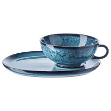 Ikea Vinterfest Mug And Saucer Blue Wash This Product Before Using It For The First Time Ikea Mugs Cup