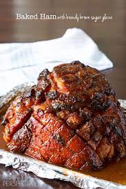 Delicious Ham I Used Orange Juice Instead Of Brandy Less Sugar And White Molasses Instead Of Brown Dijon Instead Of S With Images Ham Glaze Recipe Baked Ham Recipes
