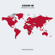 Turkey has stood out from the rest of europe by. Covid 19 Map World Mit Betroffenen Landern Kostenlose Vektor