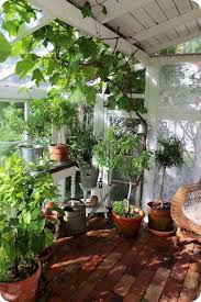 The doors and windows allow air to flow inside. 49 Amazing Vintage Patio Ideas Garden Room Indoor Garden Backyard