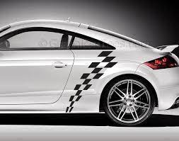 Superb Audi Tt Checkered Check Chequered Flag Design Graphic Decal Stickers Available Now From Http Graphicsntees Com Tt Car Car Decals Vinyl Car Wrap