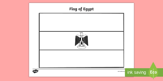 The flag of egypt (علم مصر ˈʕælæm mɑsˤɾ) is a tricolour consisting of the three equal horizontal red, white, and black bands based on the arab liberation flag of the egyptian revolution of 1952. Egypt Flag Colouring Sheet Teacher Made